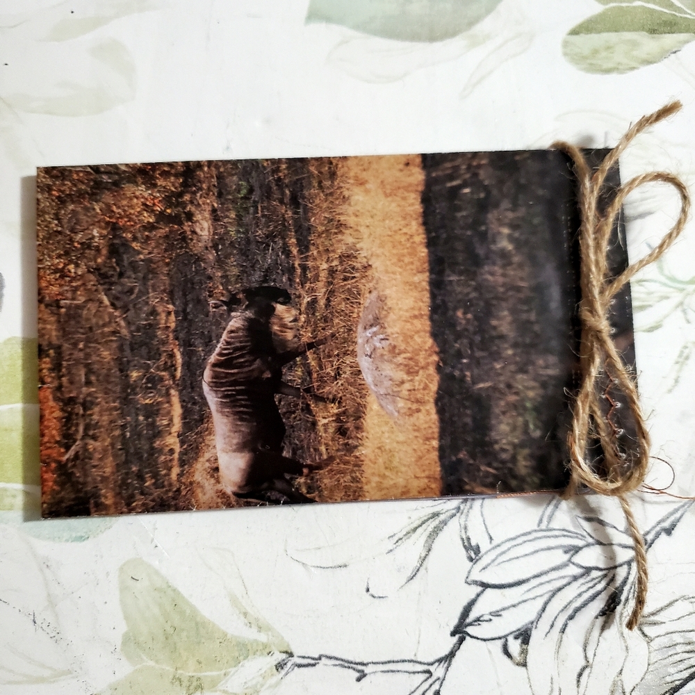 😀 HAND CRAFTED Set of 3 paper wallets with ephemera and twine closure - Picture 9 of 11
